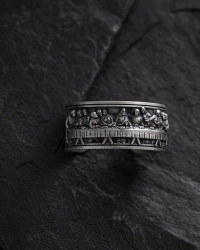 Anillo de plata THE LAST SUPPER — imagen de producto 3
