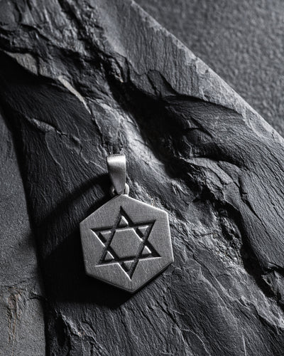 Colgante de plata STAR OF DAVID — imagen de producto 3