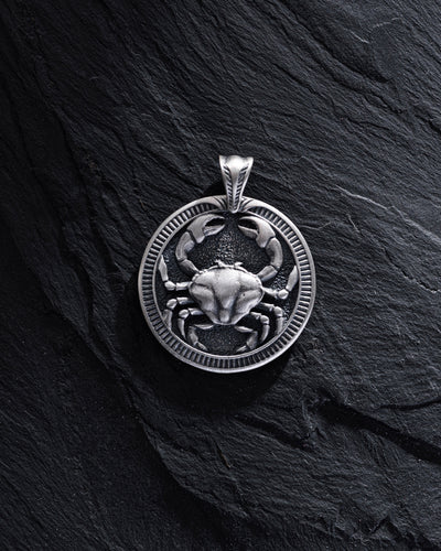 Pandantiv din argint Zodiac sign – CANCER — imaginea 2