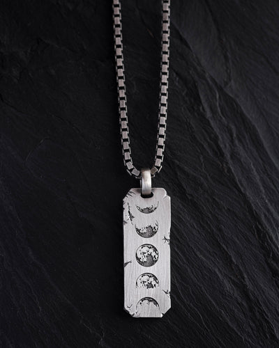 Pandantiv din argint MOON PHASE