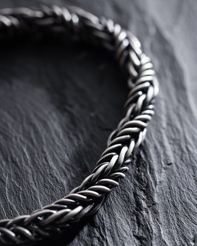 Pulsera de plata BRAID — imagen de producto 3