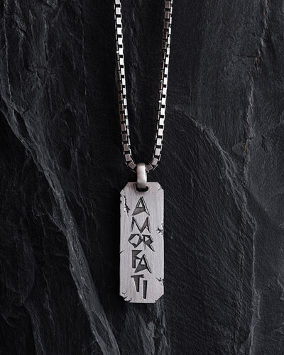 Colgante de plata AMOR FATI — imagen principal