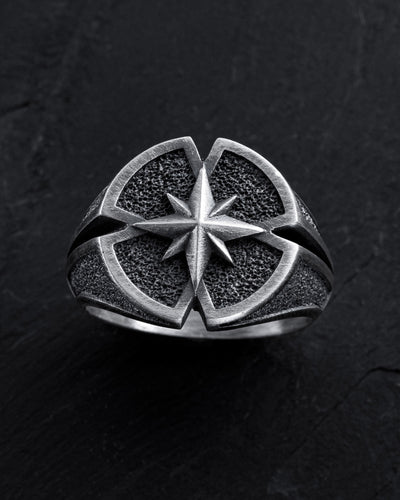 Inel din argint COMPASS — imaginea 2