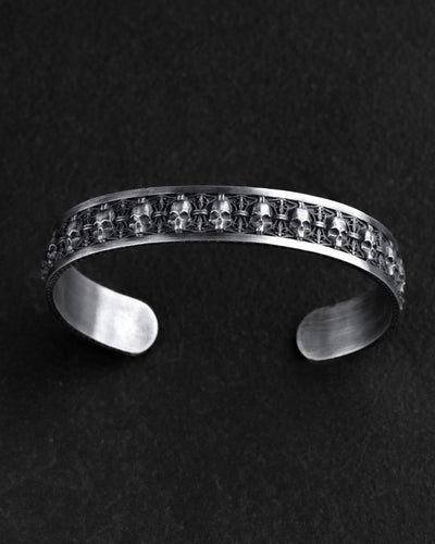 Brazalete de plata MEMENTO MORI — imagen de producto 2