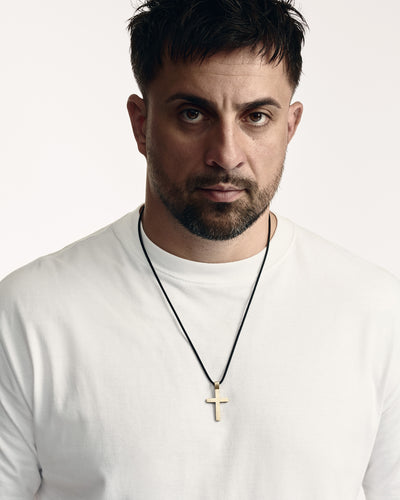 Kors JESUS PRAYER (14K gult guld) – produktbild 2