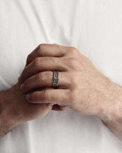 Ring CELTIC KNIGHT PATTERN (14k yellow gold)