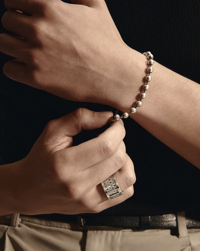 Silver ring MOOD