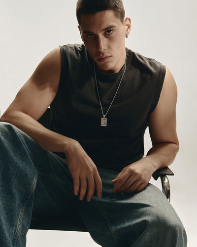 Silver pendant THE LABOR OF SISYPHUS