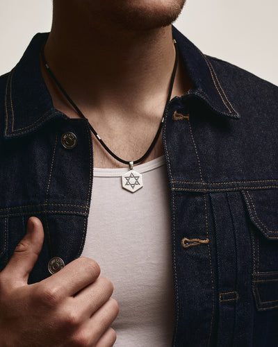 Colgante de plata STAR OF DAVID — imagen principal