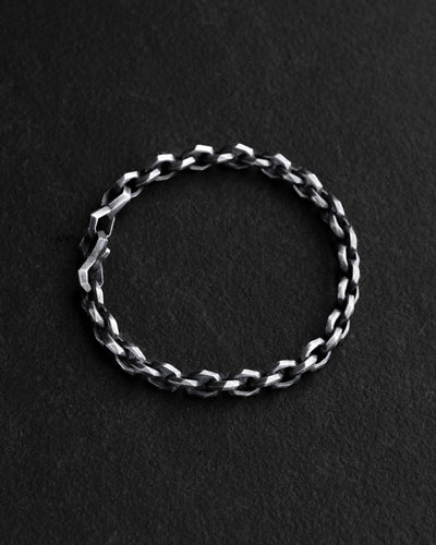 Silverarmband kedja anchor weaving – huvudbild