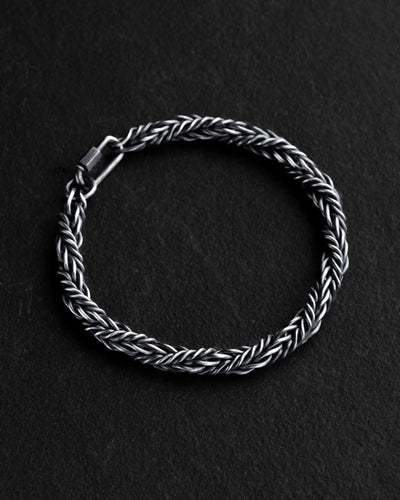 Pulsera de plata BRAID — imagen principal