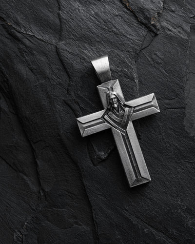 Ασημένιος σταυρός CRISTO REDENTOR — κύρια εικόνα