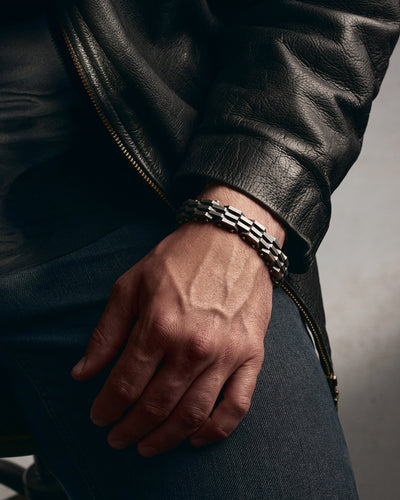 Pulsera de plata TRACK — imagen de producto 2
