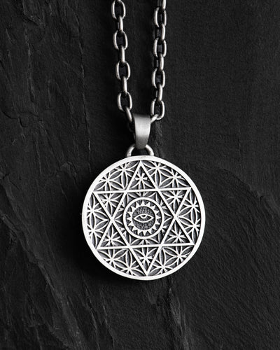 Colgante de plata FLOWER OF LIFE — imagen principal