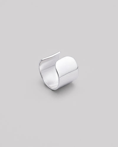 Earcuff individual de plata GLOSS — imagen de producto 2