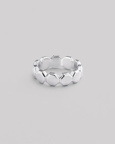 Silver ring TRAME