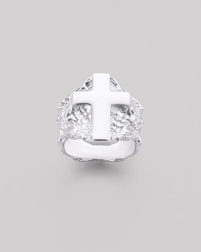 Inel din argint CROSS