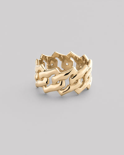 Anillo LIAISON (oro amarillo de 14 quilates) — imagen de producto 2