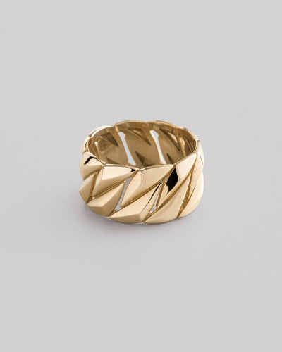 Anillo LUMINA (oro amarillo de 14 quilates) — imagen de producto 2