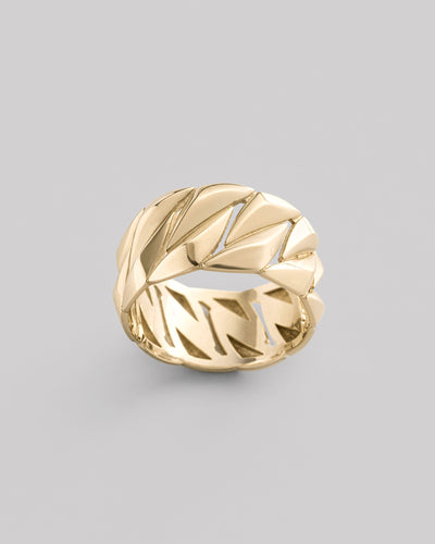 Anillo LUMINA (oro amarillo de 14 quilates) — imagen principal