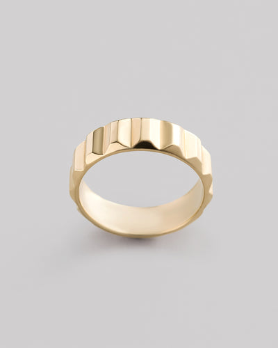 Ring FACCETTA (14K gult guld) – huvudbild