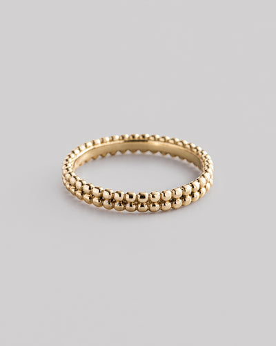 Anillo BEADS (14k yellow gold) — imagen de producto 2