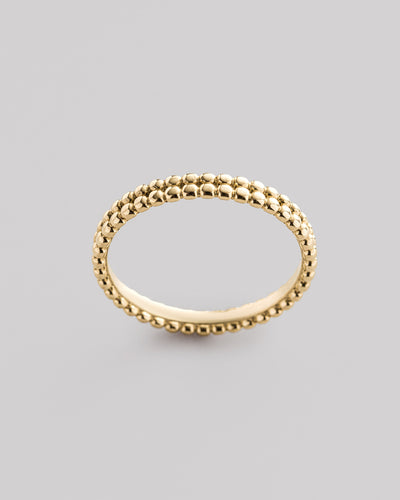 Anillo BEADS (14k yellow gold) — imagen principal