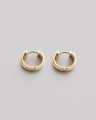 14K gult guld Örhängen THE CLASSIC S – huvudbild