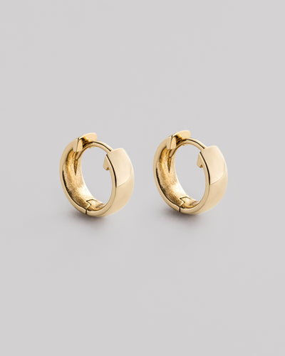 14K gult guld Örhängen THE CLASSIC S – produktbild 2