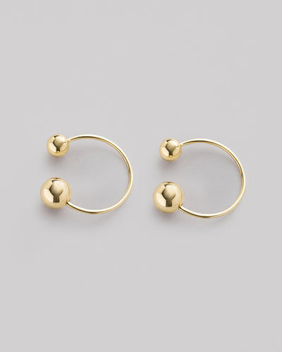 Pendientes BUBBLE (oro amarillo de 14 quilates) — imagen de producto 2