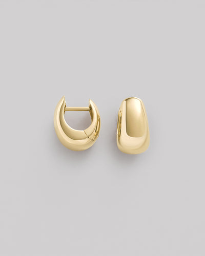 Σκουλαρίκια GOUTTE (14k yellow gold) — εικόνα προϊόντος 3