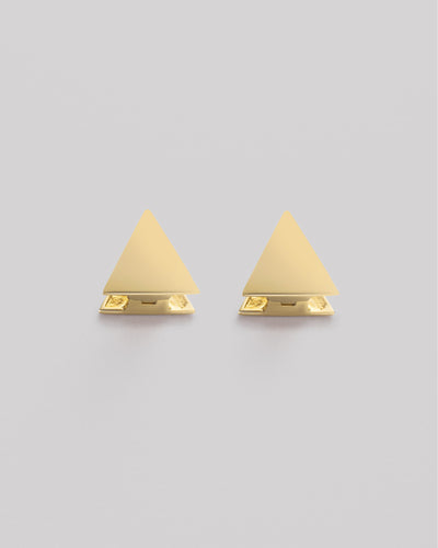 Örhängen TRIANGLE (14K gult guld) – produktbild 3