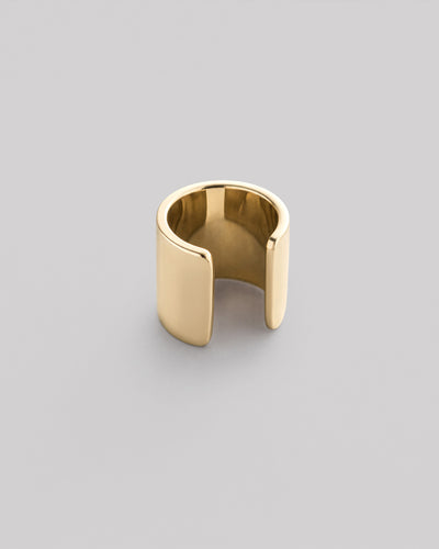 Enstaka örhänge - cuff GLOSS (14K gult guld) – huvudbild