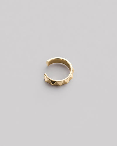Earcuff individual VETTA de oro amarillo de 14 quilates — imagen principal