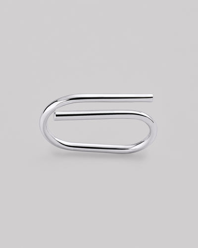 Strieborný prsteň MAGNETIC (na dva prsty) – pohľad 2