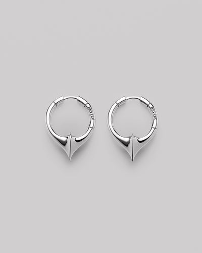 Pendientes de aro de plata THE THORN — imagen principal