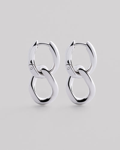 Cercei din argint TWIN — imaginea 3