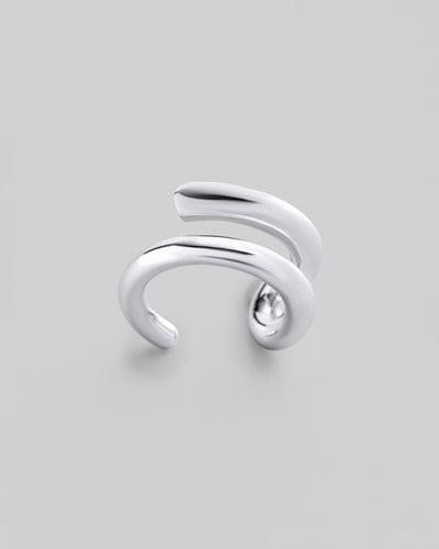 Ear cuff individual din argint ARIA — imaginea 3