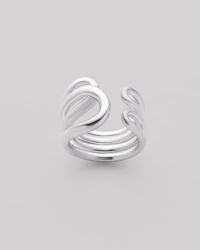 Silver ring ONDE