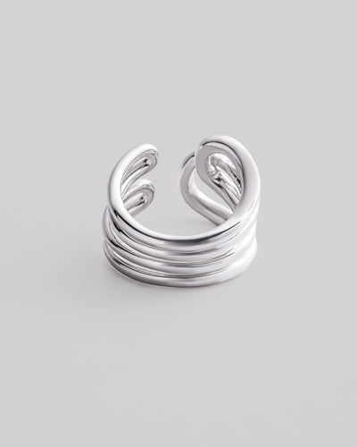 Silver ring ONDE