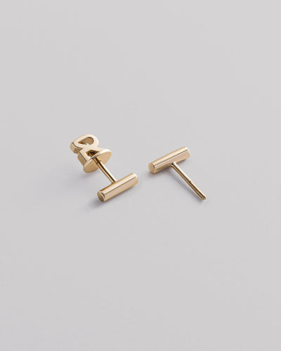 Ohrstecker TOUCH — 14 Karat Gelbgold — Hauptansicht