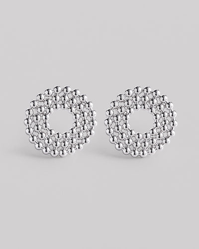 Silver stud earrings SOLE
