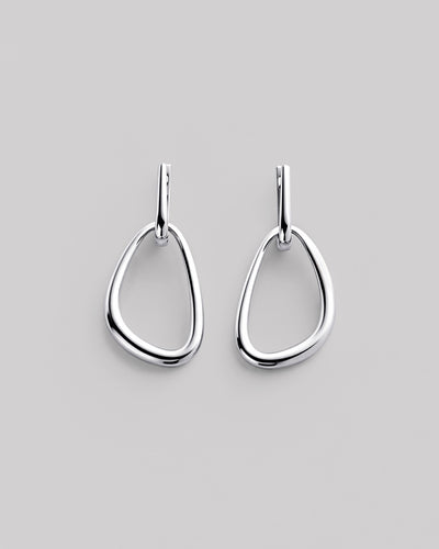 Silver earrings FLOAT