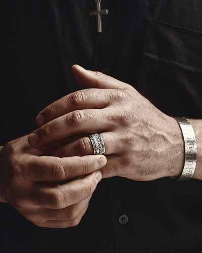 Bague en argent LA DERNIÈRE CÈNE (Léonard) — vue 2