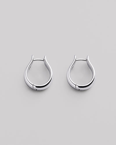 Silver earrings LISSE