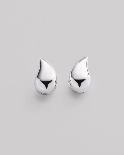 Silver earrings GOUTTE