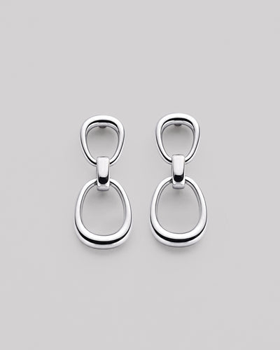 Silver stud earrings FORTEZZA