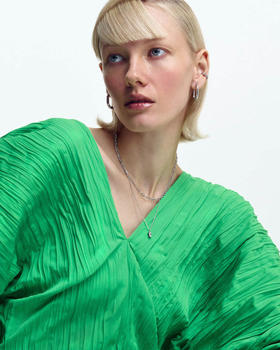 Silver earrings SHEEN
