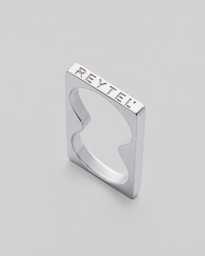 Silver ring PERFETTA (two-finger)