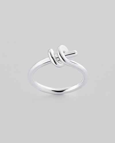 Silver ring BOUCLE